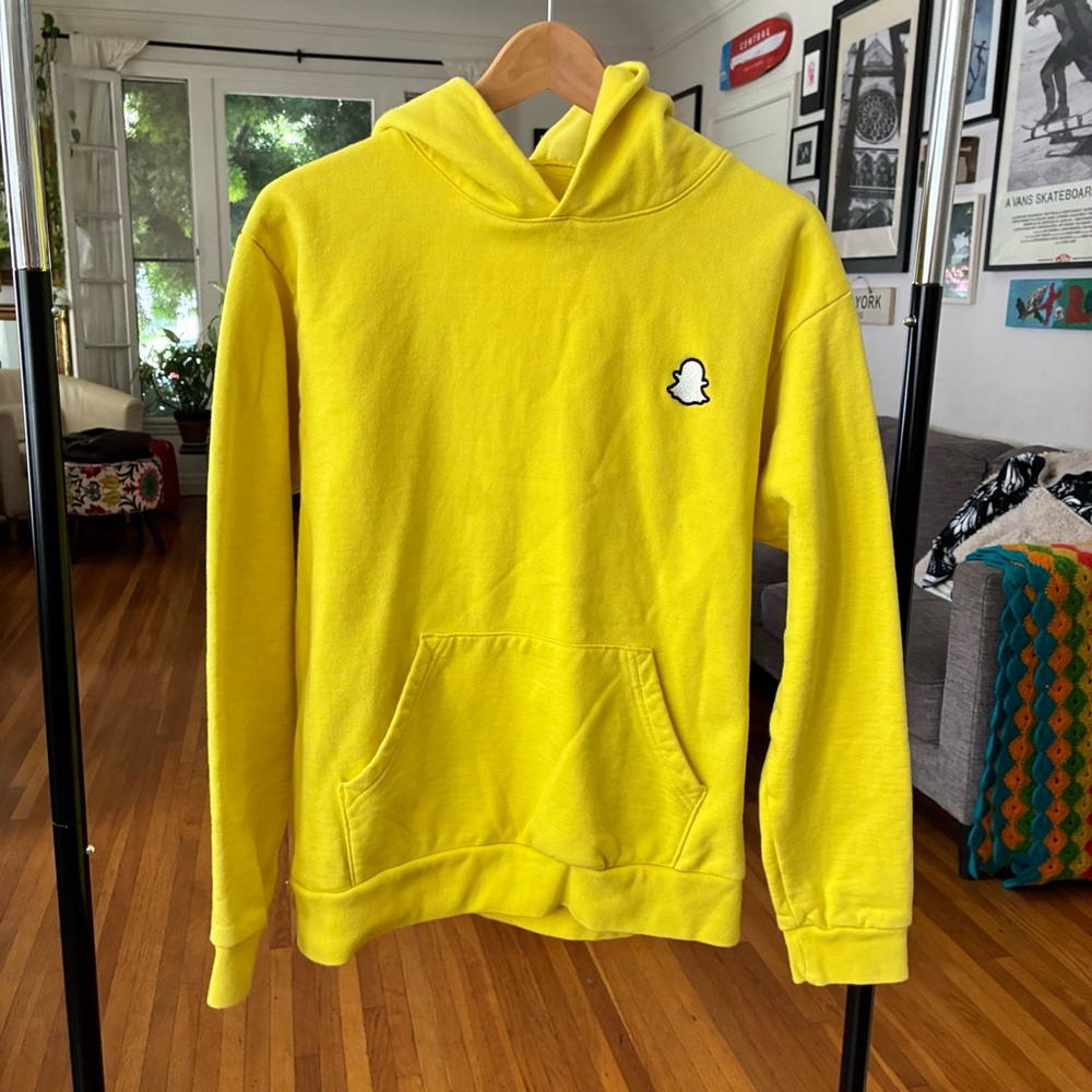Rare Snapchat Yellow Hoodie